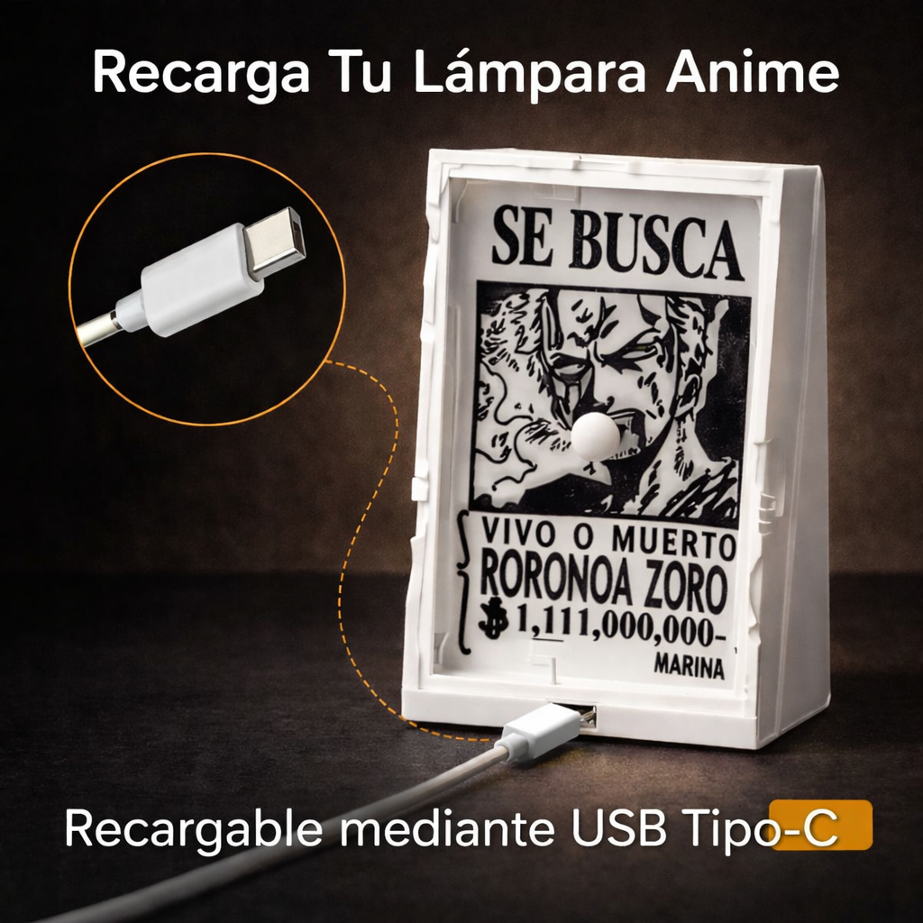 Lámpara de pared anime